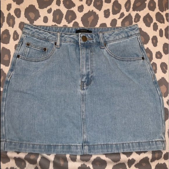 Forever 21 Dresses & Skirts - Forever 21 Jean Skirt